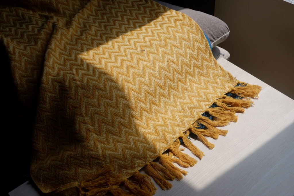 Star Herring Bone Throw