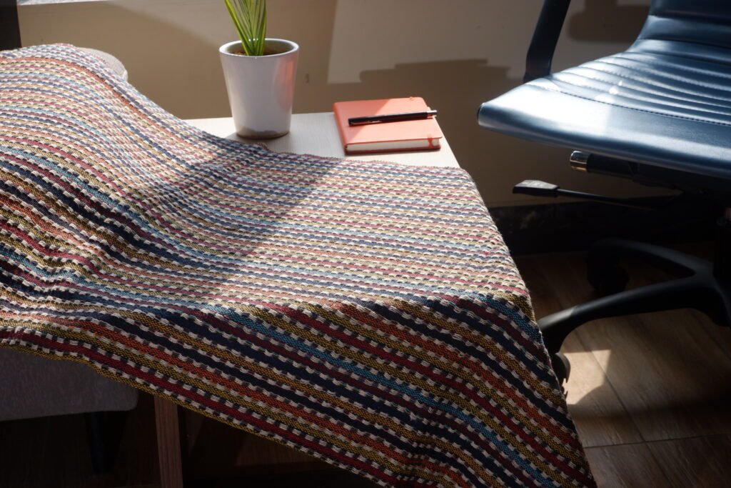 Multi Flute Weave Throw